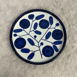 Melitta Stockholm Blue White Floral Small Saucer Plate Floral Flower MCM